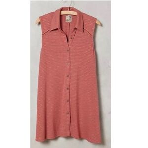 Anthropologie Dress Swing Mini, or Tunic By Everleigh Terra Cotta Color, Size XS